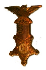 1864-James Shanks Loof. Civil War Pin.2875
