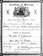 1897-Marriage Cert - John Mollie.289